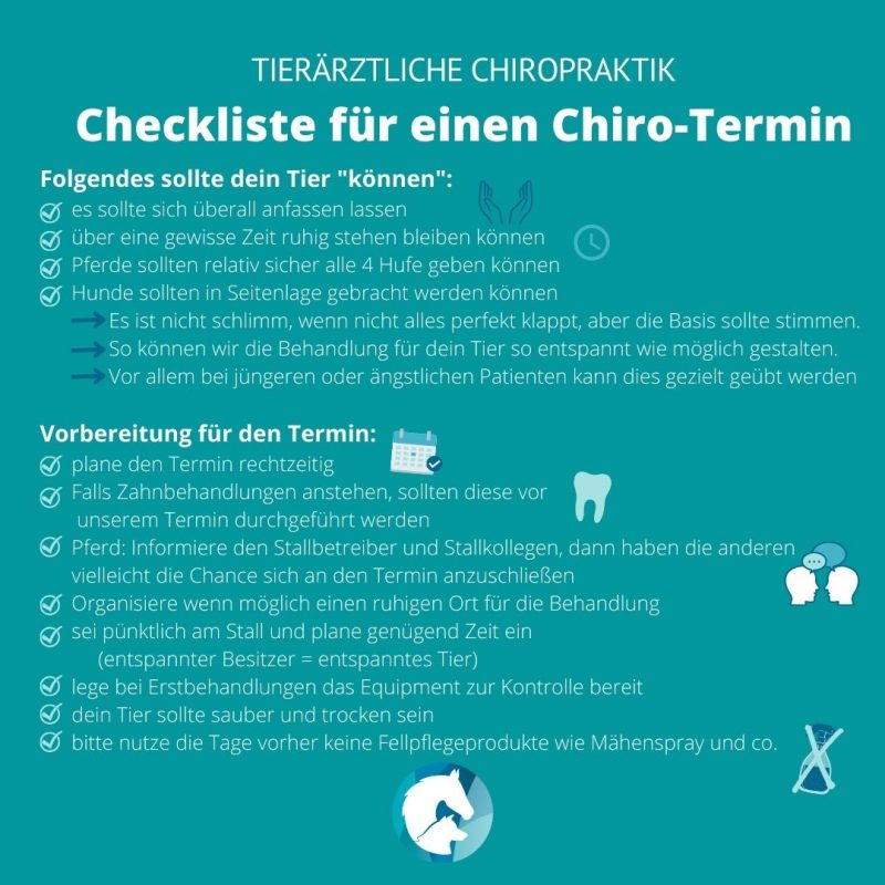 Checkliste Chiro-Termin