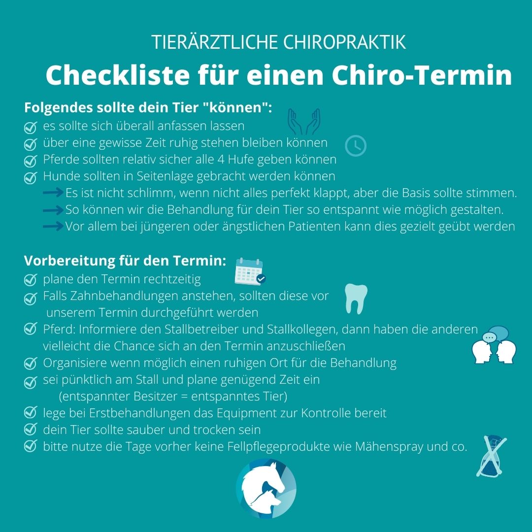 Checkliste Chiro-Termin
